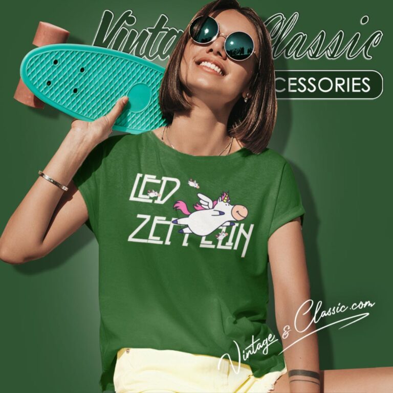 Led Zeppelin Unicorns Women T Shirt Led Zeppelin Unicorns Women T Shirt