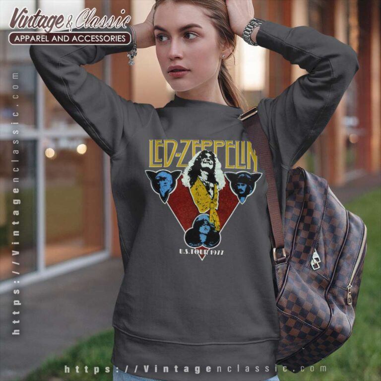 Led Zeppelin Us Tour 1977 Sweatshirt Led Zeppelin Us Tour 1977 Sweatshirt