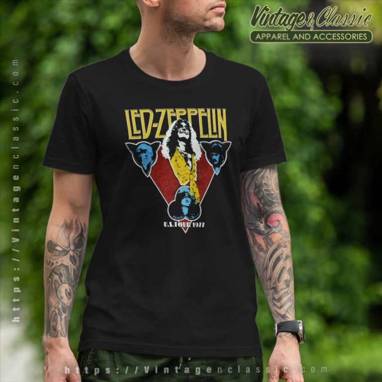 Led Zeppelin Us Tour 1977 T Shirt Led Zeppelin Us Tour 1977 T Shirt