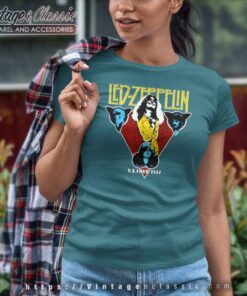 Led Zeppelin Us Tour 1977 Women TShirt