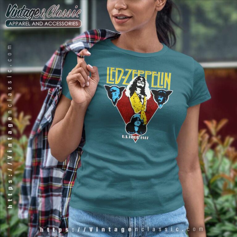 Led Zeppelin Us Tour 1977 Women TShirt Led Zeppelin Us Tour 1977 Women TShirt