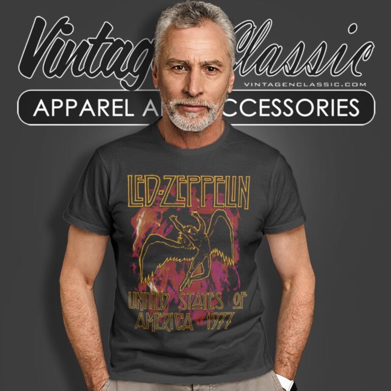 Led Zeppelin Usa 1977 Flame T Shirt 1 Led Zeppelin Usa 1977 Flame T Shirt 1