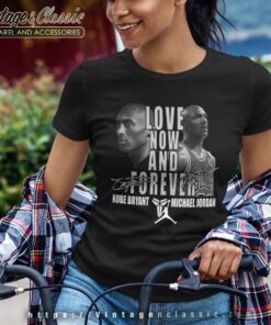 Legend Kobe Bryant X Michael Jordan Shirt, Los Angeles Lakers Shirt 4 Legend Kobe Bryant X Michael Jordan Black T Shirt