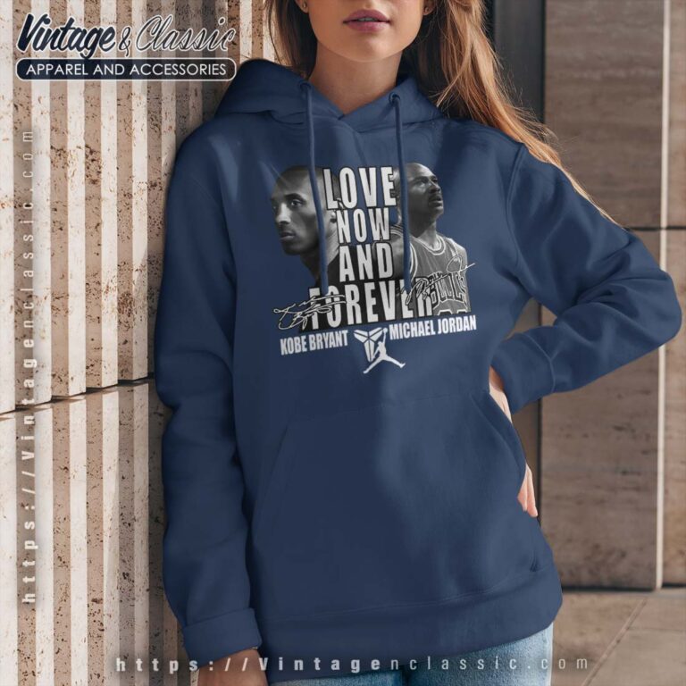 Legend Kobe Bryant X Michael Jordan Navy Hoodie Legend Kobe Bryant X Michael Jordan Navy Hoodie