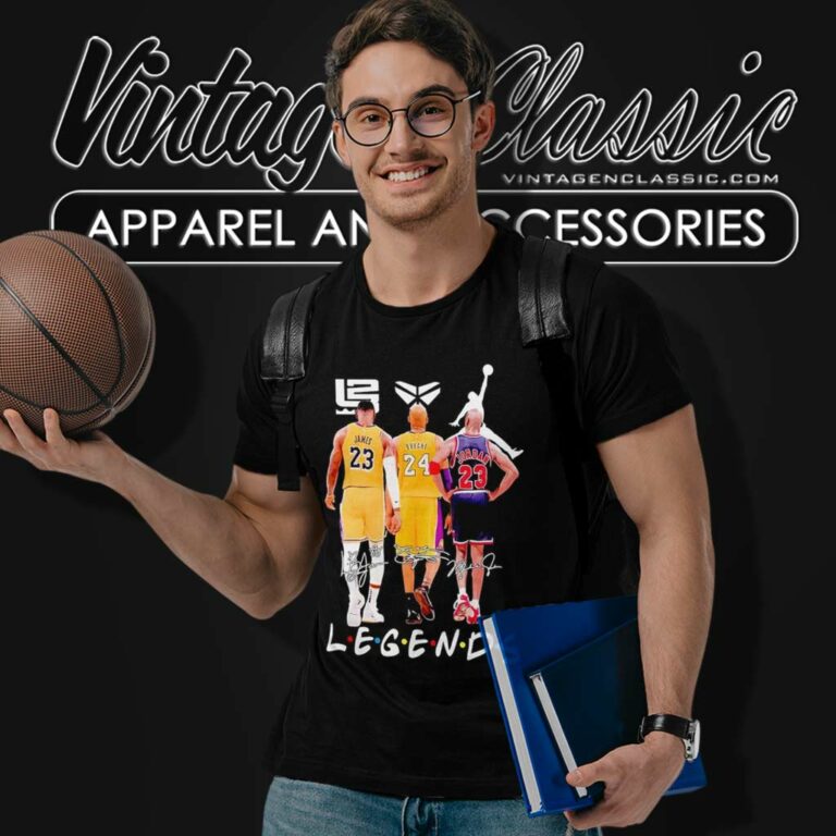 Legends Friends Kobe Bryant James And Jordan Signatures T Shirt Legends Friends Kobe Bryant James And Jordan Signatures T Shirt