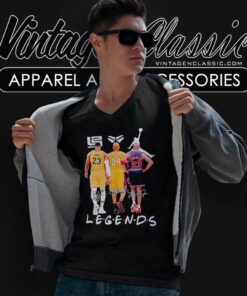 Legends Friends Kobe Bryant James And Jordan Signatures V Neck TShirt