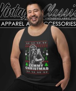 Lemmy Christmas Heavy Metal Ugly Sweater Shirt 4 Lemmy Christmas Heavy Metal Ugly Sweater Tank Top Racerback