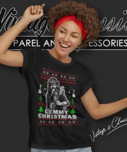 Lemmy Christmas Heavy Metal Ugly Sweater Shirt 6 Lemmy Christmas Heavy Metal Ugly Sweater Women TShirt