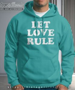 Lenny Kravitz Let Love Rule Text Hoodie