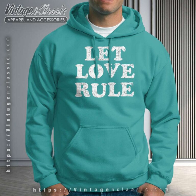 Lenny Kravitz Let Love Rule Text Hoodie Lenny Kravitz Let Love Rule Text Hoodie