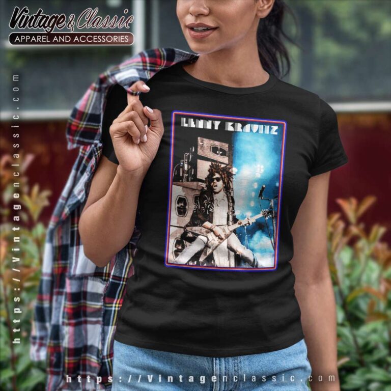 Lenny Kravitz Live Guitar Poster Women TShirt Lenny Kravitz Live Guitar Poster Women TShirt