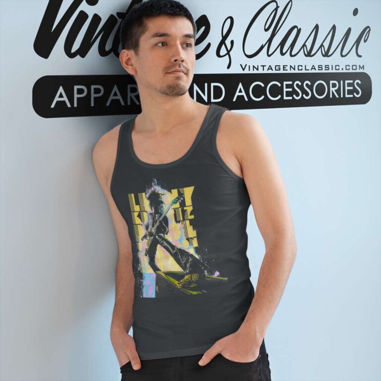 Lenny Kravitz Live Photo Graphic Tank Top Racerback Lenny Kravitz Live Photo Graphic Tank Top Racerback