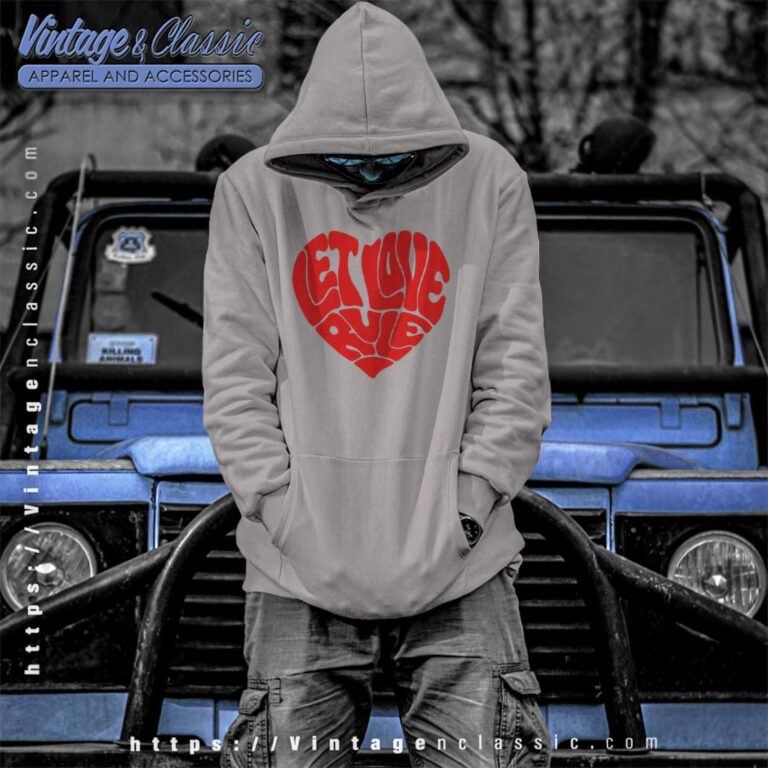 Lenny Kravitz Red Heart Let Love Rule Hoodie Lenny Kravitz Red Heart Let Love Rule Hoodie