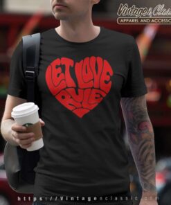 Lenny Kravitz Red Heart Let Love Rule T Shirt