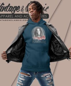 Lenny Kravitz Retro Lines Logo Hoodie