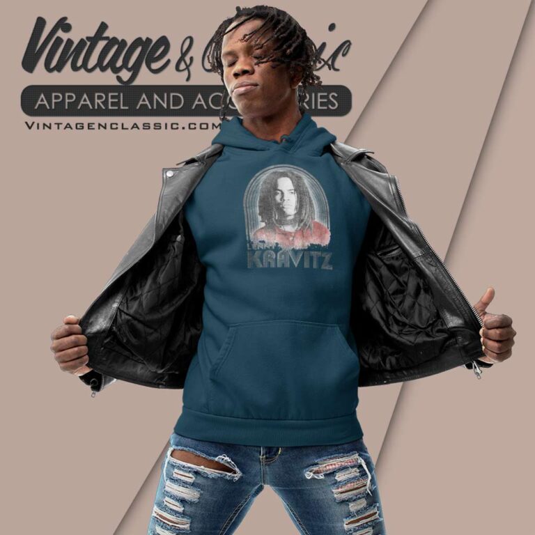 Lenny Kravitz Retro Lines Logo Hoodie Lenny Kravitz Retro Lines Logo Hoodie