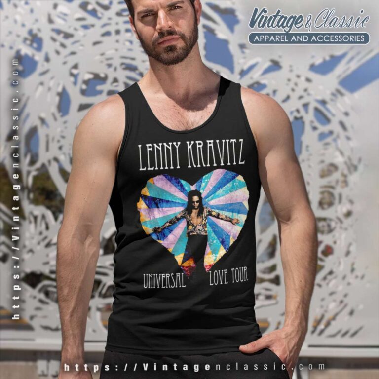 Lenny Kravitz Universal Love Tank Top Racerback Lenny Kravitz Universal Love Tank Top Racerback
