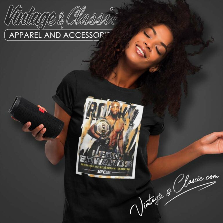 Leon Edwards Shirt Ufc 296 Champion Boxing Women TShirt Leon Edwards Shirt Ufc 296 Champion Boxing Women TShirt