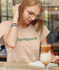Leprecunt St patrick’s Day Women’s Baby Tee Women T Shirt