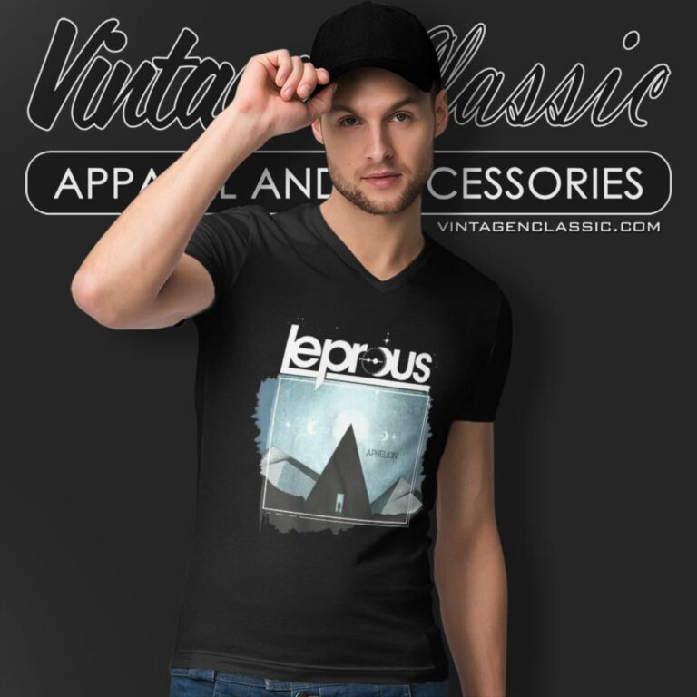 Leprous Aphelion V Neck TShirt Leprous Aphelion V Neck TShirt