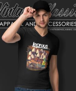 Leprous Bilateral V Neck TShirt