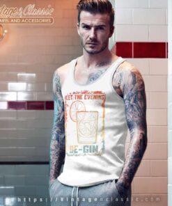 Let The Evening Be Gin Retro Tank Top Racerback
