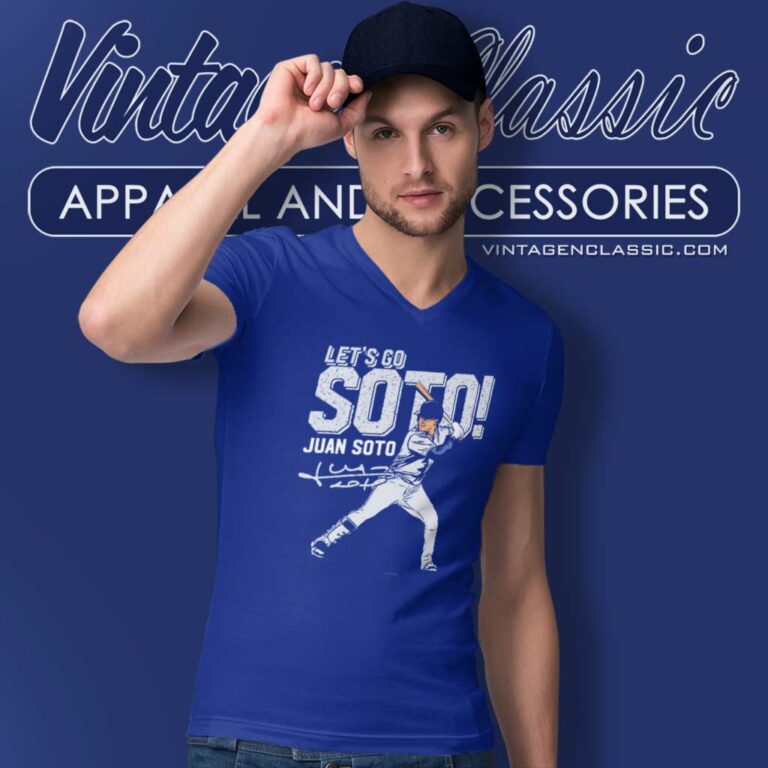 Lets Go Soto Shirt Juan Soto New York Yankees V Neck TShirt Lets Go Soto Shirt Juan Soto New York Yankees V Neck TShirt