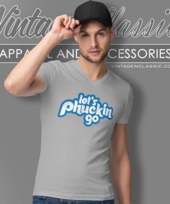 Lets Phuckin Go Red October Shirt Philly Baseball V Neck TShirt