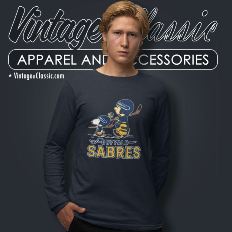 Lets Play Buffalo Sabres Ice Hockey Snoopy Nhl Long Sleeve Tee Lets Play Buffalo Sabres Ice Hockey Snoopy Nhl Long Sleeve Tee