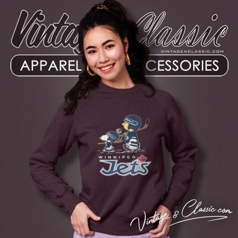 Lets Play Winnipeg Jets Ice Hockey Snoopy Nhl Sweatshirt Lets Play Winnipeg Jets Ice Hockey Snoopy Nhl Sweatshirt