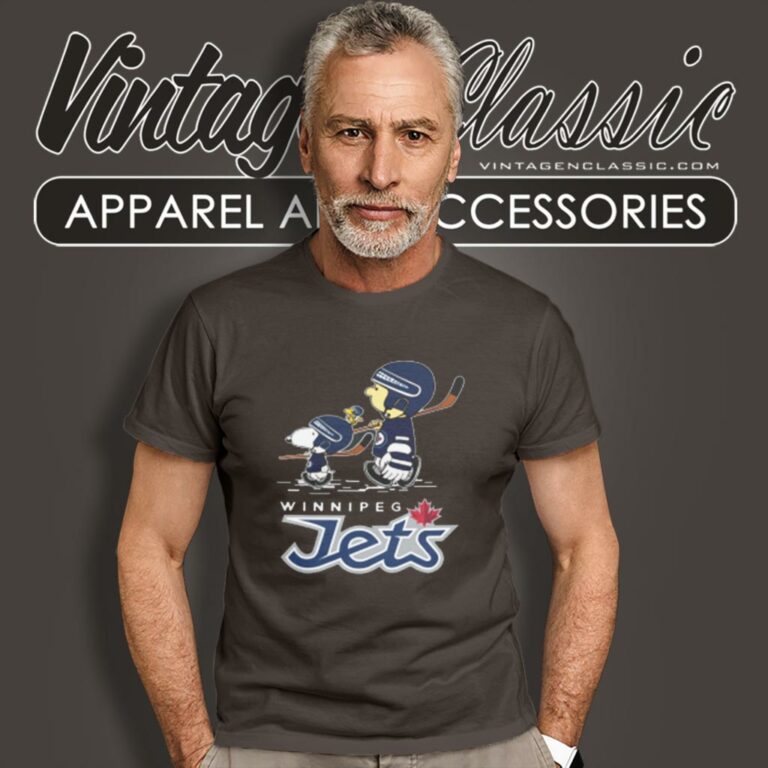 Lets Play Winnipeg Jets Ice Hockey Snoopy Nhl T Shirt Lets Play Winnipeg Jets Ice Hockey Snoopy Nhl T Shirt