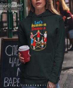 Lets Summon Demons Creepy Incantation Hoodie