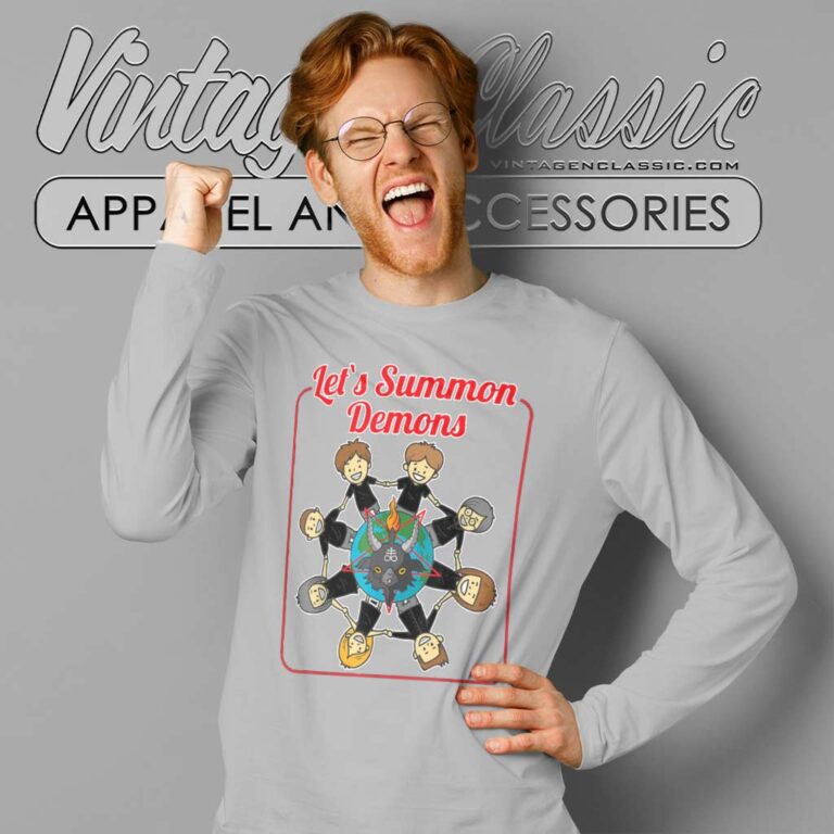 Lets Summon Demons Steven Rhodes Oficial Long Sleeve Tee Lets Summon Demons Steven Rhodes Oficial Long Sleeve Tee