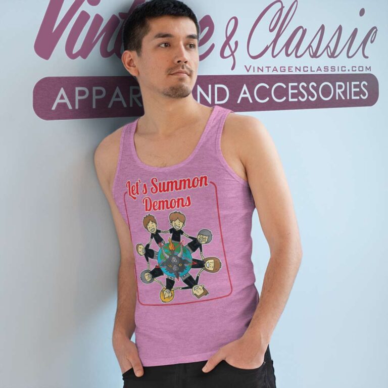 Lets Summon Demons Steven Rhodes Oficial Tank Top Racerback Lets Summon Demons Steven Rhodes Oficial Tank Top Racerback