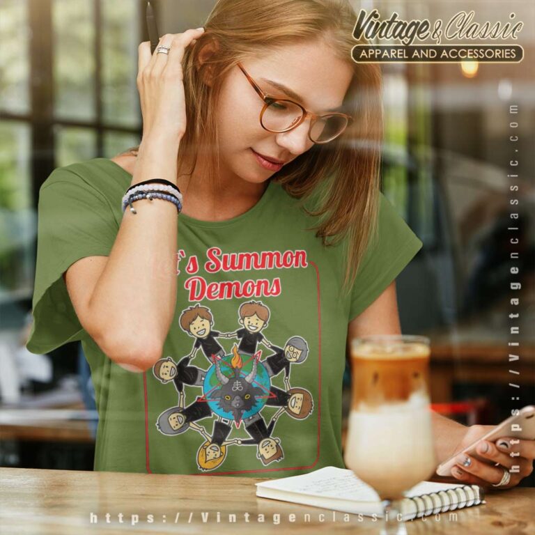 Lets Summon Demons Steven Rhodes Oficial Women TShirt Lets Summon Demons Steven Rhodes Oficial Women TShirt