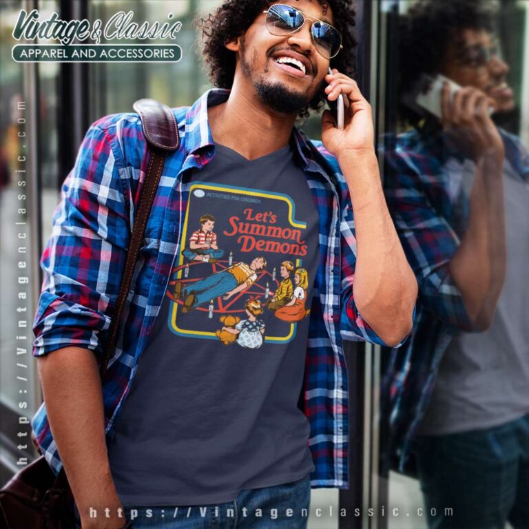 Lets Summon Demons V Neck TShirt Lets Summon Demons V Neck TShirt