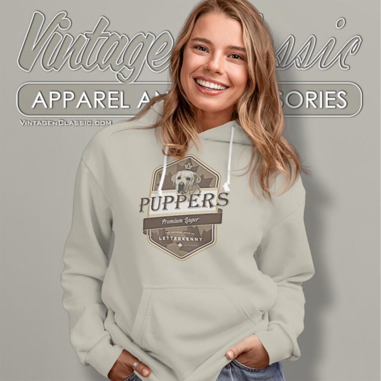 Letterkenny Puppers Premium Lager Beer Hoodie Letterkenny Puppers Premium Lager Beer Hoodie