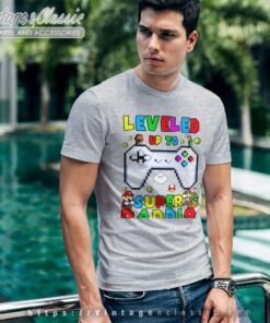 Leveled Up To Superdaddio Fathers Day Tshirt