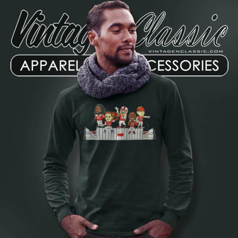 Levis 5 Brandon Aiyuk Brock Purdy George Kittle Deebo Samuel Long Sleeve Tee Levis 5 Brandon Aiyuk Brock Purdy George Kittle Deebo Samuel Long Sleeve Tee