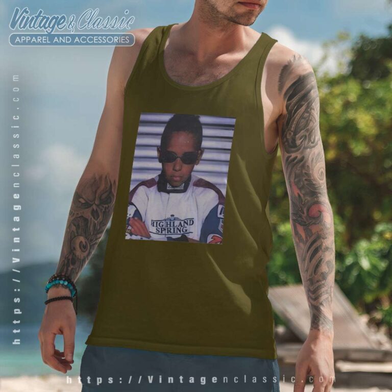 Lewis Hamilton As A Young Kid Tank Top Racerback Lewis Hamilton As A Young Kid Tank Top Racerback