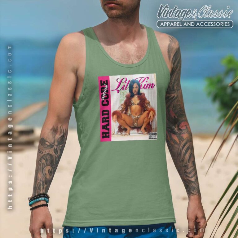 Lil Kim Hard Core Album Tank Top Racerback Lil Kim Hard Core Album Tank Top Racerback