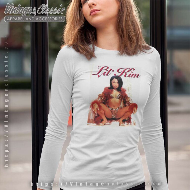 Lil Kim Squat Poster Shirt Long Sleeve Tee Lil Kim Squat Poster Shirt Long Sleeve Tee