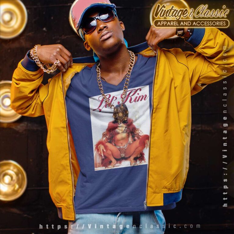 Lil Kim Squat Poster Shirt V Neck TShirt Lil Kim Squat Poster Shirt V Neck TShirt