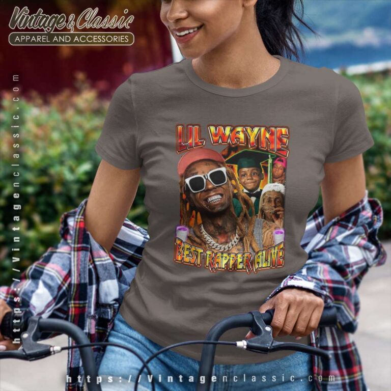 Lil Wayne Graphic Tee Best Rapper Alive Women TShirt Lil Wayne Graphic Tee Best Rapper Alive Women TShirt