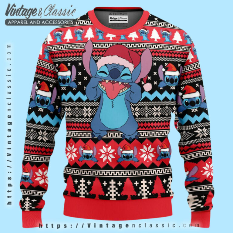 Lilo And Stitch Santa Christmas Ugly Sweater Ugly Christmas Sweater Lilo And Stitch Santa Christmas Ugly Sweater Ugly Christmas Sweater