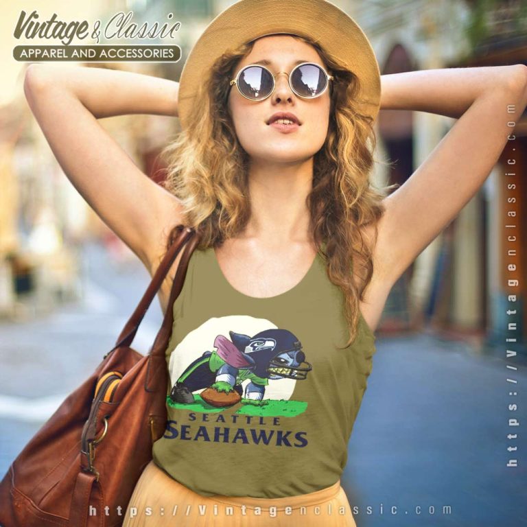 Lilo And Stitch Seattle Seahawks Tank Top Racerback Lilo And Stitch Seattle Seahawks Tank Top Racerback