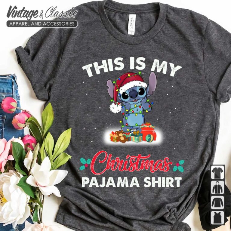 Lilo and Stitch This Is My Christmas Pajama Shirt Lilo and Stitch This Is My Christmas Pajama Shirt