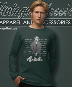 Limited Adele Lyrics Long Sleeve Tee