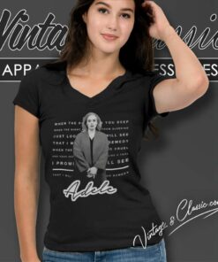 Limited Adele Lyrics Shirt