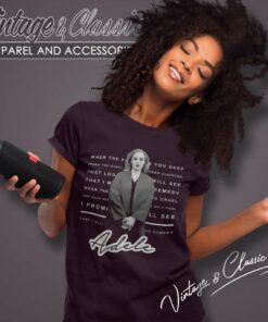 Limited Adele Lyrics Women TShirt